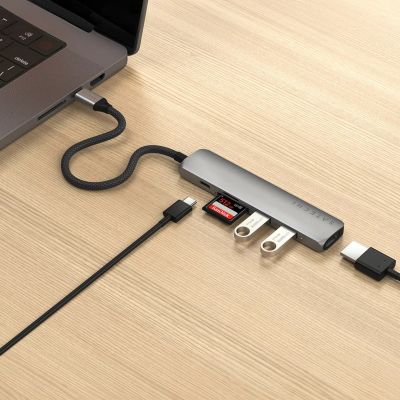 7. Satechi 6-in-1 - Docking Station - USB-C 3.2 Gen 2 - HDMI