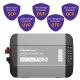 14. Qoltec Monolith 51917 intelligent professional charger for LiFePO4 AGM GEL SLA batteries | 70A | 12V | Fast charging