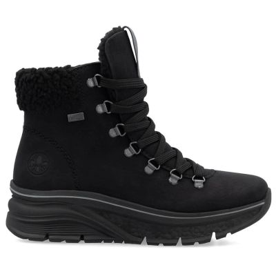 48. Waterproof insulated women's hiking boots in black Rieker 48034-00