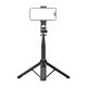 9. Selfie stick WC1Y2S 1.3m aluminum alloy telescopic tripod with phone holder - black