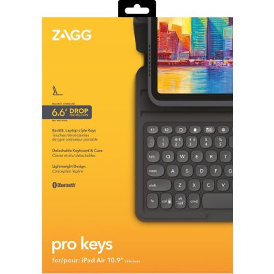 9. ZAGG Keyboard Case for iPad Air 10.9" 4/5G and iPad Pro 11" M4 (2024)