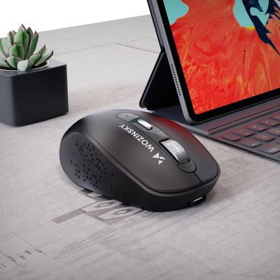 6. Wozinsky WMGK-1134 Ergonomic Wireless Mouse - Black