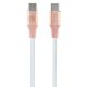 3. Guess Ebossed Logo USB-C / USB-C Cable 1.5m Fast Charging - Pink