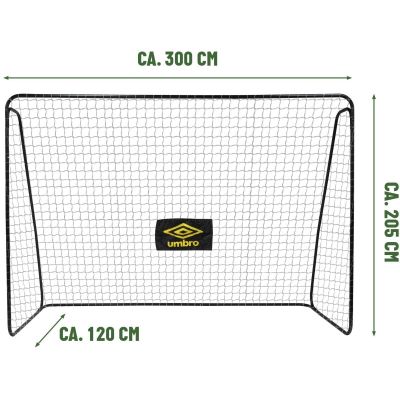 20. FOOTBALL GOAL WITH NET 300x205x120CM UMBRO