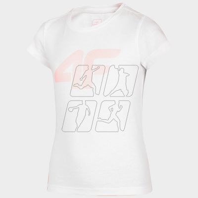 T-shirt 4F Jr HJL22-JTSD005 10S