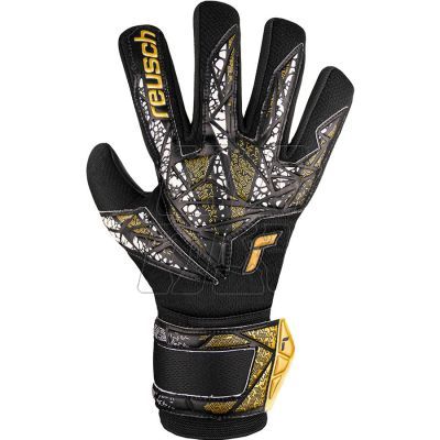 3. Reusch Attrakt Silver NC Finger Support Jr gloves 54 72 250 7740