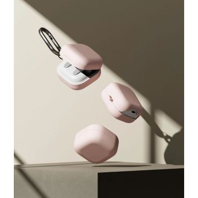 4. Ringke Silicone Case for Samsung Galaxy Buds 4 / 4 Pro - Pink