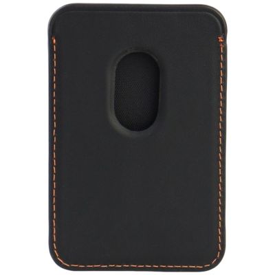 4. Lamborghini Urus D8 Genuine Leather MagSafe Magnetic Phone Wallet - Black and Red