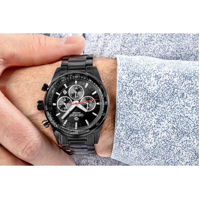 5. Men's Watch Giewont Chronograph Sapphire Black GW9140-B2