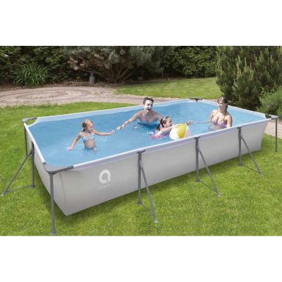 11. RECTANGULAR FRAME POOL SUPER STRONG 394x207x80CM 17723