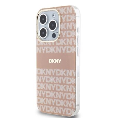 2. DKNY IML Mono & Stripe MagSafe case for iPhone 14 Pro Max - pink