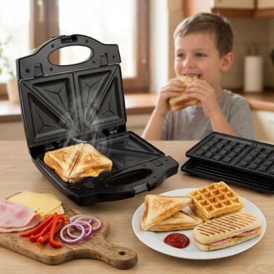 15. Esperanza Muffuletta EKT005 sandwich maker (700W; black, stainless steel)