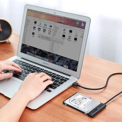 8. Ugreen adapter HDD SSD 2.5'' SATA III 3.0 - USB Type C 3.2 Gen 1 (SuperSpeed ​​USB 5 Gbps) black (70610 CM321)