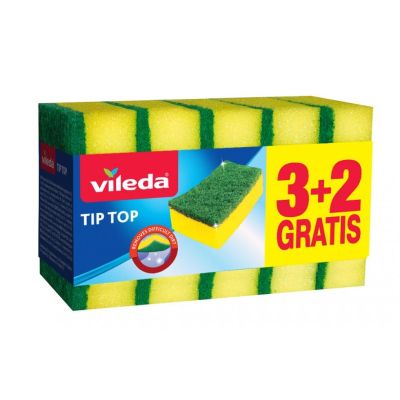 4. Vileda Tip-Top Scouring Pad 5 pcs.