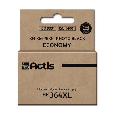 Actis KH-364PBKR Ink (replaces HP 364XL CB322EE; Standard; 12 ml; black, photo)