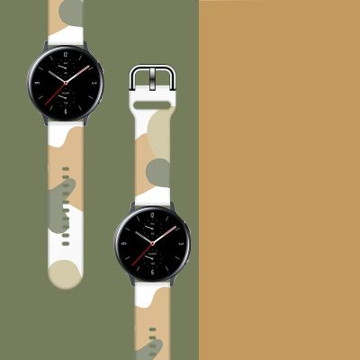 3. Strap Moro for Samsung Galaxy Watch 45 / 46 / 47 mm silicone bracelet watch band - pattern 6