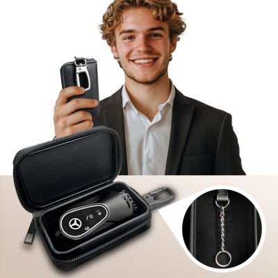 5. Tech-protect KLR300 Anti-Theft Car Key Case - Black
