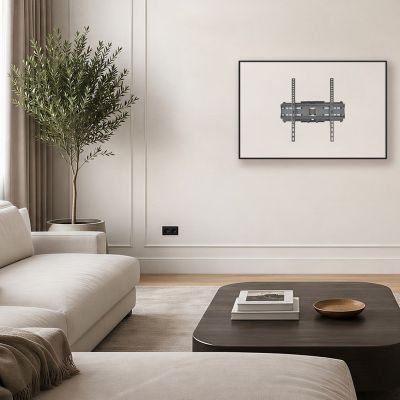 10. MACLEAN TV MOUNT 32-70''MAX VESA 400X400, 32-70", UP TO 40KG, BLACK, TILT ADJUSTMENT +12°~-12° I
