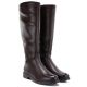 4. Women's leather ankle boots, chocolate Potocki JE19500