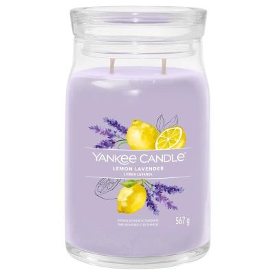 6. Large Candle LEMON LAVENDER YANKEE