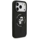 4. Karl Lagerfeld Silicone Karl&Choupette Ring MagSafe Case for iPhone 17 Pro - Black