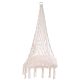 19. OPENWORK HAMMOCK HANGING CHAIR STORK'S NEST 60x60x150CM WITH ECRU PILLOW