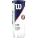 3. Wilson Roland Garros All Court tennis balls, 3 pcs WRT126400