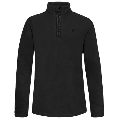 Protest Perfecty Jr. Children's turtleneck sweatshirt, elastic material, black (P3810400/290)