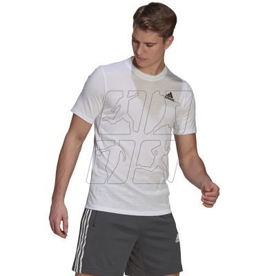 3. Adidas Aeroready Designed 2 Move Sport Tee M GR0517