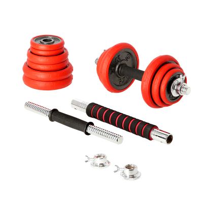 2. Rubber-coated dumbbells HMS SGGX20 with a 20kg barbell function