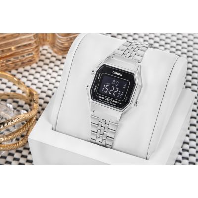 5. CASIO Vintage LA680WA-1BDF Women's Watch + BOX