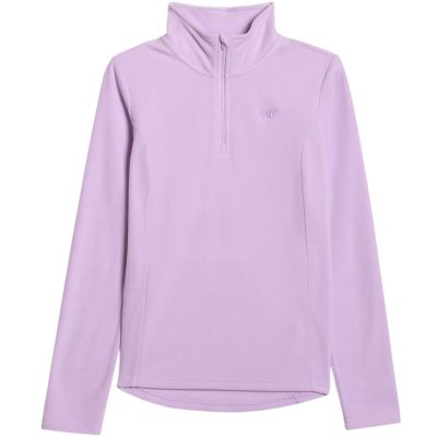 2. Women's fleece sweatshirt 4F F069 light purple 4FWAW25UFLEF069 52S
