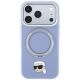 3. Karl Lagerfeld with Ring Stand 360 Karl Head Pin MagSafe Case for iPhone 18 Pro / 17 Pro - Light Blue