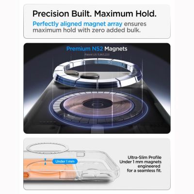 10. Spigen Ultra Hybrid MagSafe Case for iPhone 18 Pro Max / 17 Pro Max - Orange