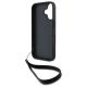 6. DKNY Wrist Strap Stock Logo iPhone 16 Case - Black