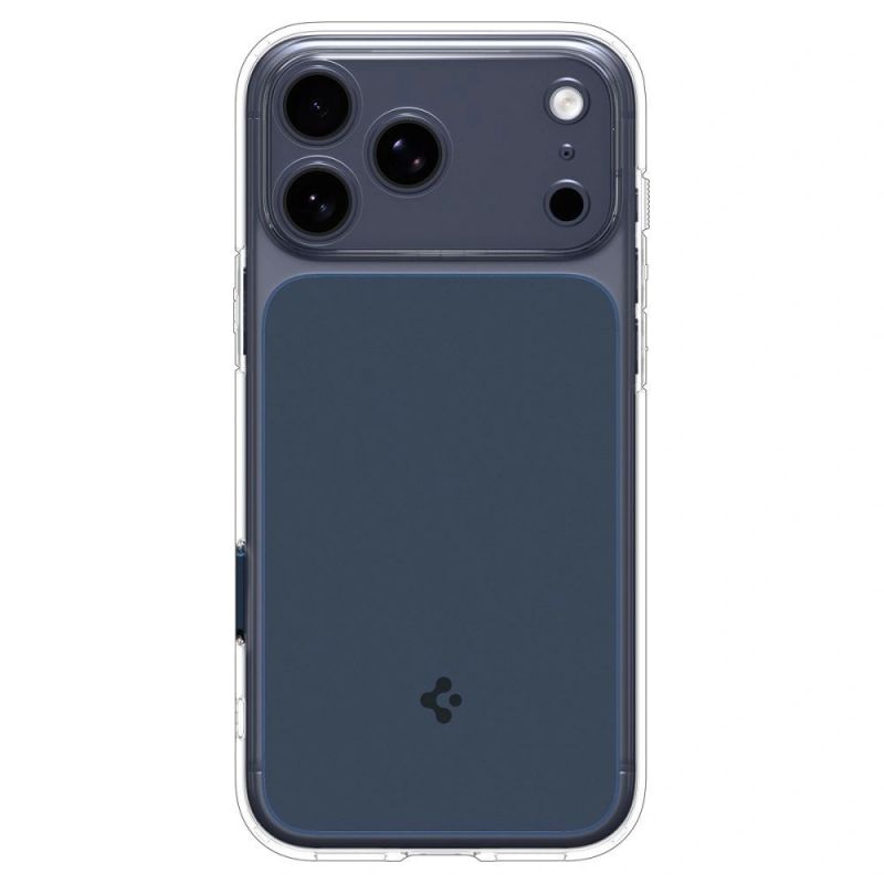3. Spigen Thin Fit MagSafe Case for iPhone 17 Pro - Clear Navy Blue