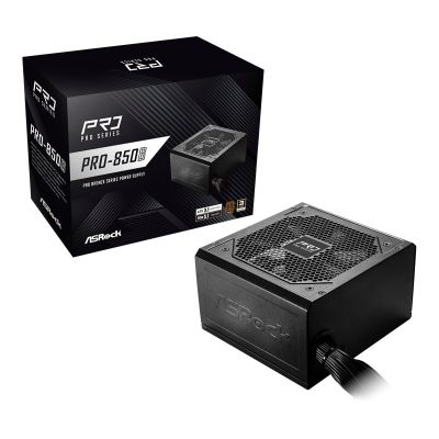 22. ASRock PRO-850B 850W 80 PLUS Bronze Power Supply