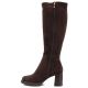 3. Women’s brown suede heeled boots Potocki SZ12849