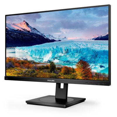 28. Philips S Line 243S1/00 computer monitor 60.5 cm (23.8") 1920 x 1080 px Full HD LCD Black