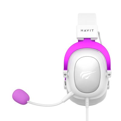 2. Havit H2002d Gaming Headphones White/Purple