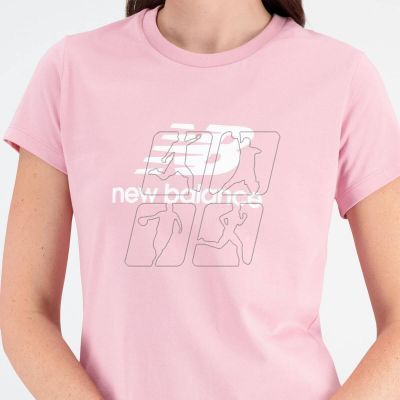 5. New Balance Essentials Stacked Logo CO HAO W T-shirt WT31546HAO