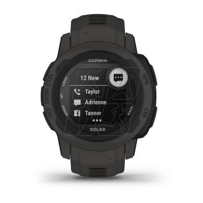 12. Garmin Instinct 2S Solar Graphite Watch