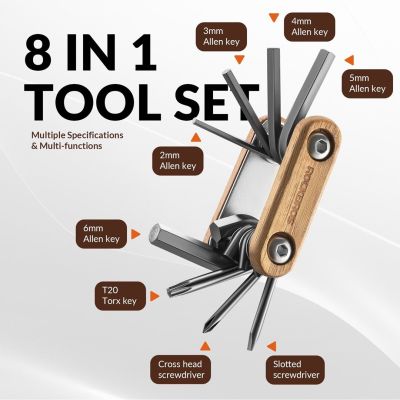 2. Rockbros 8-in-1 multi-tool