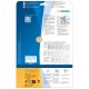 3. HERMA 4224 Self-Adhesive Labels Rectangle Permanent Silver 25 pcs.
