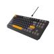 19. GENESIS Thor 230 TKL Gaming Keyboard USB + RF Wireless + Bluetooth QWERTY Black, Gray, Orange