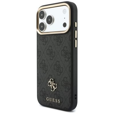 2. Guess 4G MagSafe Wallet Case for iPhone 18 Pro / 17 Pro – Black