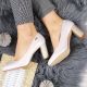 5. Sergio Leone W SK193B beige pearl heel pumps 