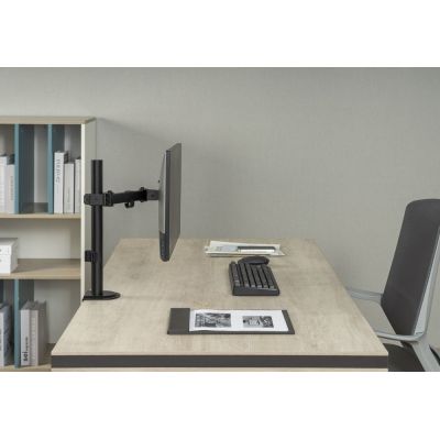 21. GEMBIRD ADJUSTABLE DESK MONITOR ARM/HOLDER 17-32, VESA 100X100MM, UP TO 9 KG