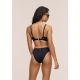 4. CASALL Overlap Bikini Top Black
