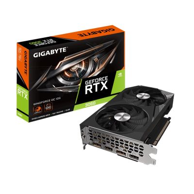 7. Gigabyte GeForce RTX 3060 WINDFORCE OC 12GB rev. 2.0 GDDR6 graphics card
